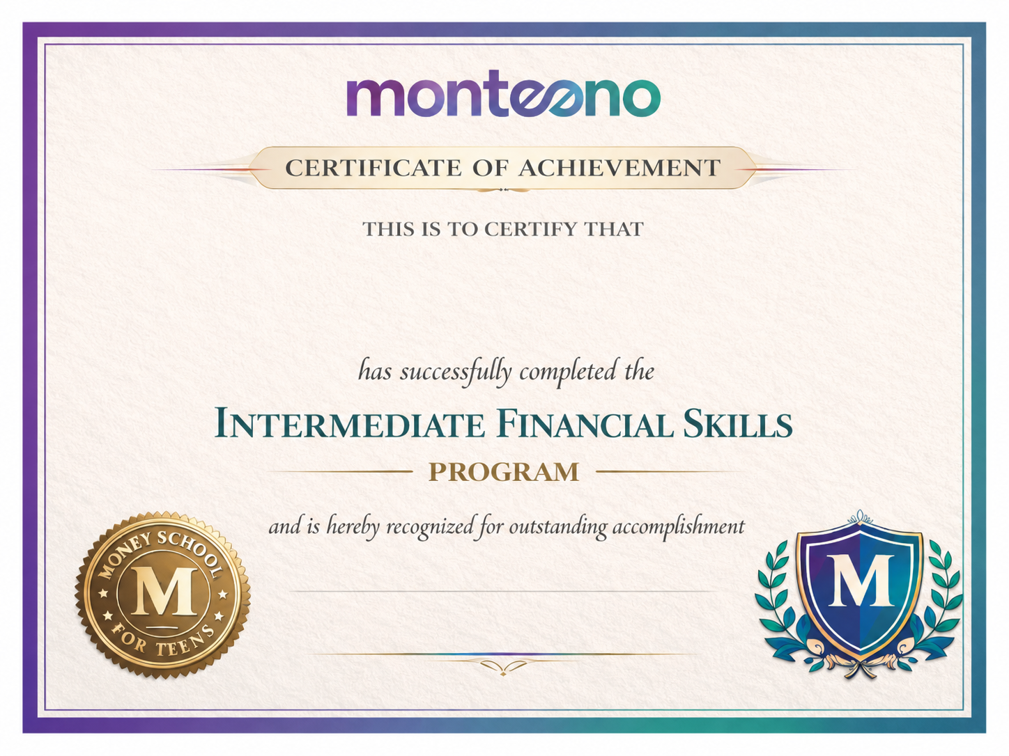 Intermediate Financial Skills